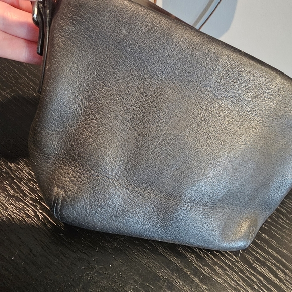 EUC Mini Coach Black Leather Shoulder Bag - Picture 8 of 10